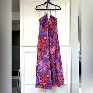 NWT XiRENA Maggie Cotton Halter Maxi Sundress Sz M